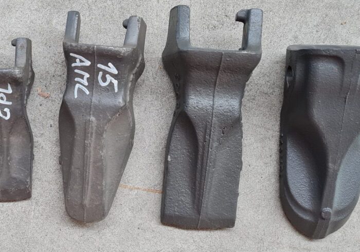 Baggerzähne und Laderzähne